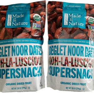 Made in Nature Organic Sun-Dried Deglet Noor Dates (2 pack)