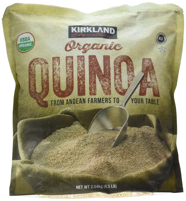 Kirkland Signature Organic Gluten-Free Quinoa From Andean Farmers To Your Table - 2.04kg., 4.5lb