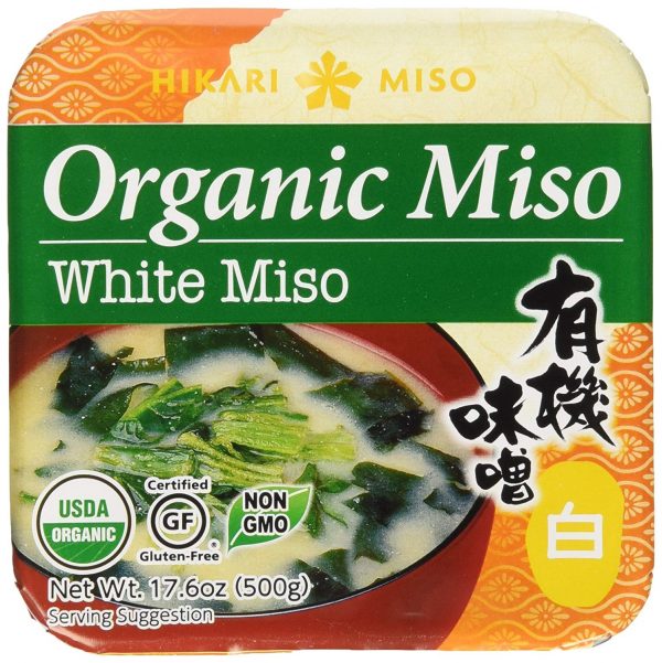 Hikari Organic Miso Paste, White, 17.6 oz